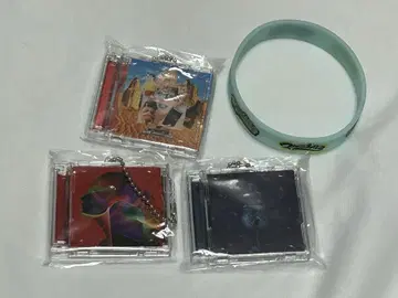마카로니 연필 CD풍 키링 라바방