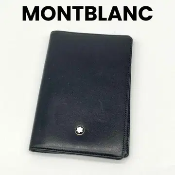 MONTBLANC 몽블랑 명함지갑 카드 케이스 가죽 블랙