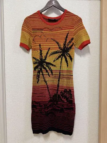 desigual 데시구알 원피스 팜 트리 니트 원피스