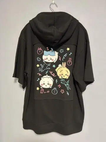 치이카와 (먼작귀) 남성용 3L 반팔 후드티 Avail