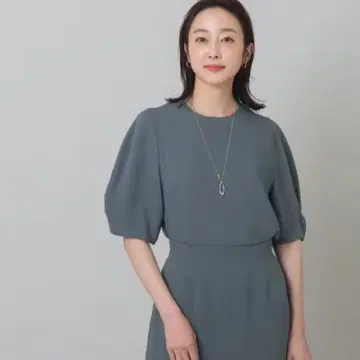 untitled 5부 소매 T 블라우스