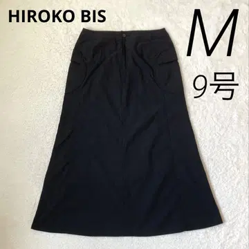 HIROKO BIS 히로코비스 롱 플레어 스커트 9호 M 블랙