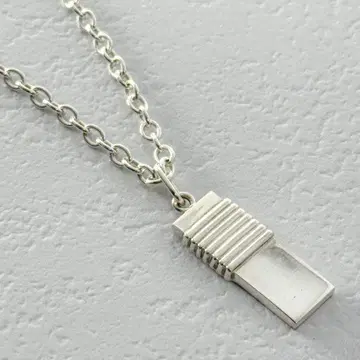 GEORG JENSEN 80 목걸이 펜던트 실버 바 925