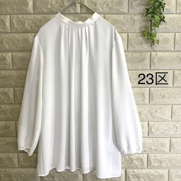 23구 블라우스 새상품급 현행 택 23구 드레이프감 블라우스