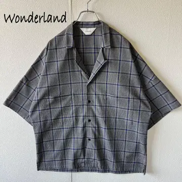 Wonderland 원더랜드 attic 별주 오픈 카라 셔츠