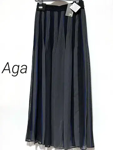 스콧 클럽 Aga 롱 플리츠 스커트 택 포함 새상품