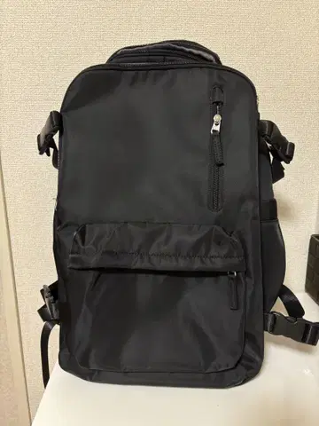 블랙 다기능 백팩
