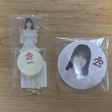 아라이 아야나가 AKB Official 스크래치 아크릴 스탠드 캔 배치