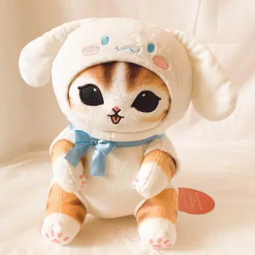 모프 샌드 시나모롤 산리오 콜라보 택 포함 봉제 인형 고양이 상어냥