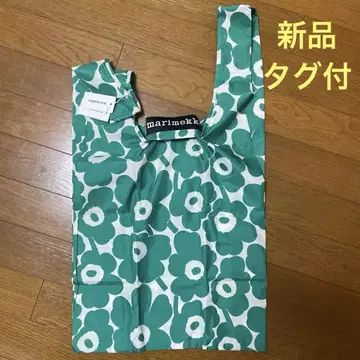 미사용 새상품 & 완판템 마리메꼬 marimekko 에코백 그린