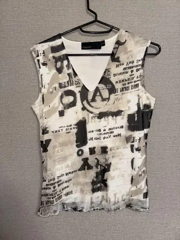 KappAhl V넥 슬리브리스 탑 38-40
