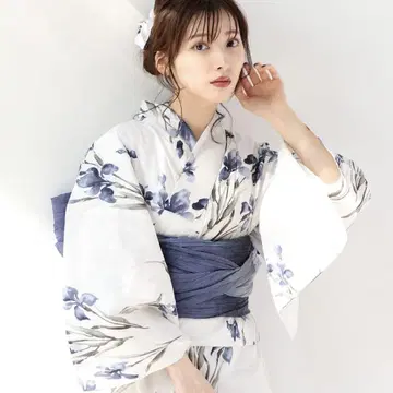 Dita 유카타 교토의 수묵화 수선화