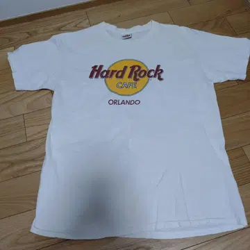 미국제 Hard Rock Cafe 티셔츠 L 사이즈 화이트
