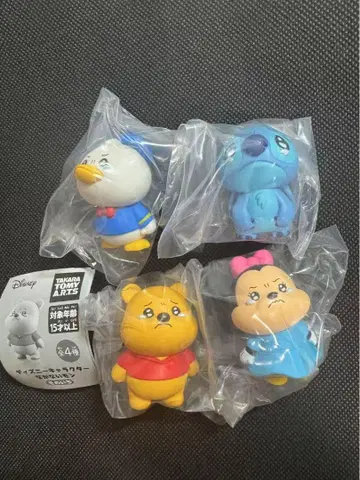 디즈니 캐릭터 나카나이몬 그 첫 번째 전 4종 세트