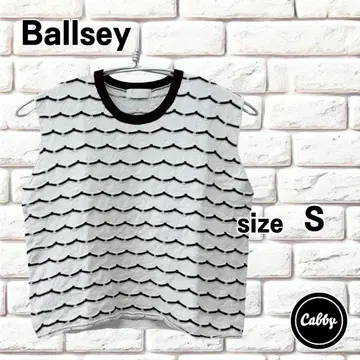 Ballsey 보르지 투모로우랜드 슬리브리스 니트 린넨 혼방