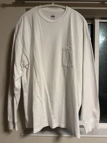 그라프페이퍼 L/S 오버사이즈 포켓 화이트 2