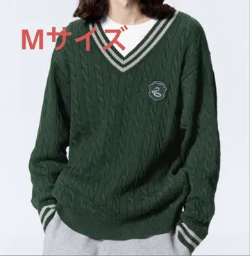 [즉시 구매 가능] 미사용 새상품 GU 콜라보 슬리데린 M 스웨터