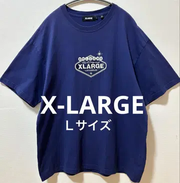 X-LARGE 엑스라지 자수 브랜드 로고 티셔츠 오버 사이즈 티셔츠