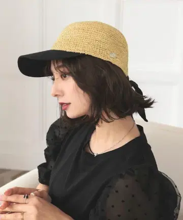 DONOBAN 밀짚모자 백리본