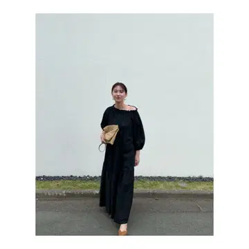 CLANE TWO WAY SHOULDER ONE PIECE 롱 원피스