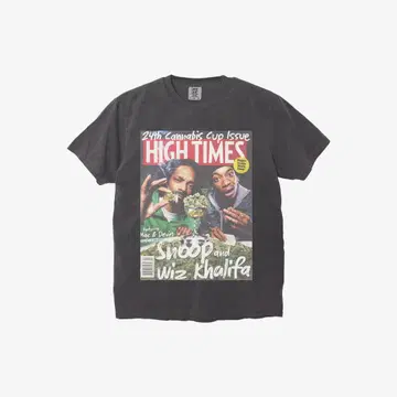 HIGH TIMES BOOTLEG RAP TEE 아티스트 티셔츠