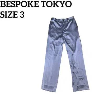 BESPOKE TOKYO 3 슬랙스 바지 실버 비스포크