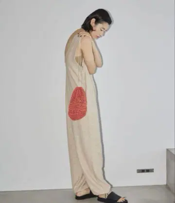 투데이풀 코튼 린넨 러프 콤비네존