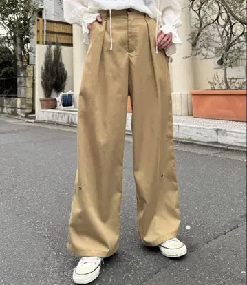 2WAY 실루엣 서스펜더 치노 팬츠