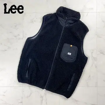 Lee 아우터 웨어 보아 베스트 유니섹스 블랙 사이즈 M*CD1379