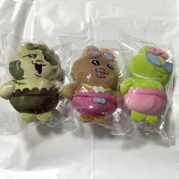 빤쮸토끼 마스코트 봉제 인형 좀비 갸루 우주인 3개 세트