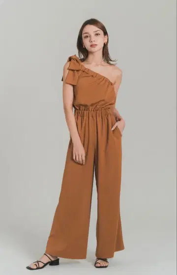 RANCLIC 원숄더 올인원 미사용 새상품 테라코타