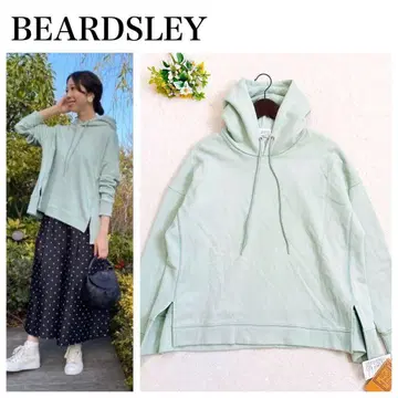 [새상품] BEARDSLEY 와이드 후드티 후드 긴팔 민트 그린 F