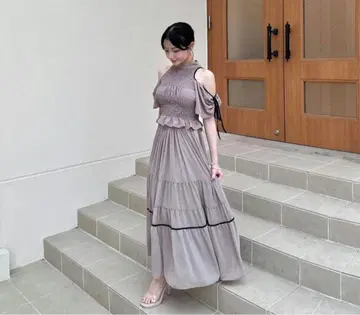 YILON Feminine chiffon setup 이론 베이지