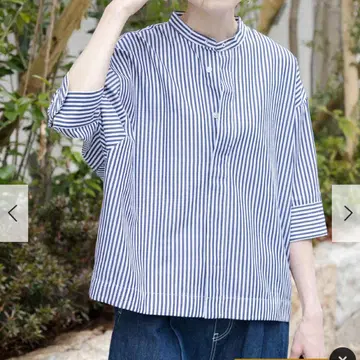 택 포함 새상품 어반 리서치 도어스 기보시 코쿤 숏 슬리브 셔츠
