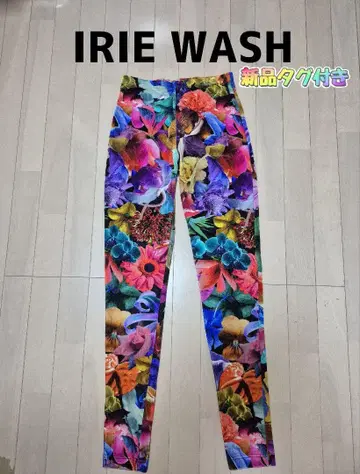 [미사용 새상품] 이리에 워시 IRIE WASH 꽃무늬 팬츠 레깅스 S