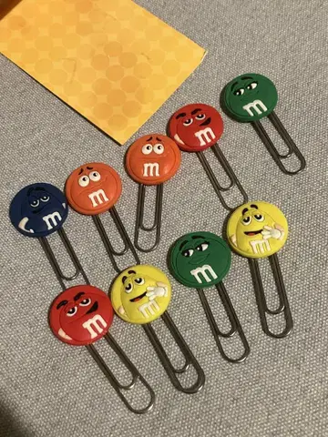 m&m's paper clips 클립 NY 엠앤엠즈