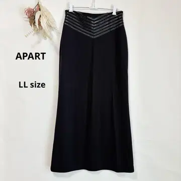 아파트 APART 롱 타이트 스커트 블랙 13 LL A라인