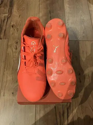 PUMA KING 푸마 킹 얼티밋 hg/ag 레드 화이트