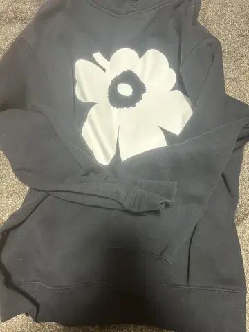 marimekko 플라워 프린트 후드티 XS