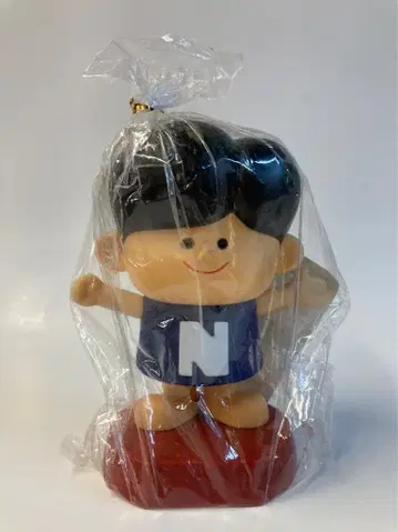 파나소닉 저금통 내셔널 보우야 피규어 저금통 빨간색 135mm