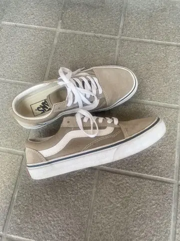Vans V36CF CALM 베이지 스니커즈 23.5cm