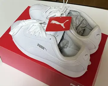 PUMA Turin 화이트 스니커즈 24cm