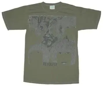 The Beatles Revolver Overdyed 티셔츠 Olive