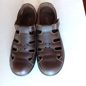아킬레스 솔보 여성용 가죽 컴포트 샌들 24.5cm EEE