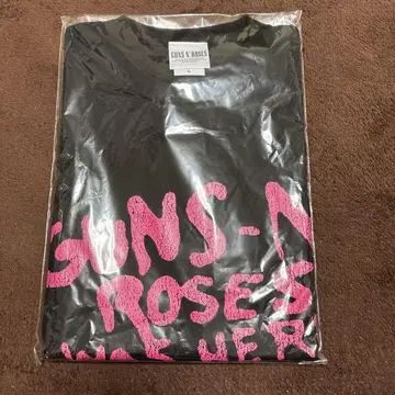 GUNS N' ROSES 1988년 투어 롱 T L 사이즈 HMV 한정판
