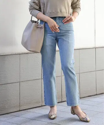 Deuxieme Classe 슬림 크롭 데님