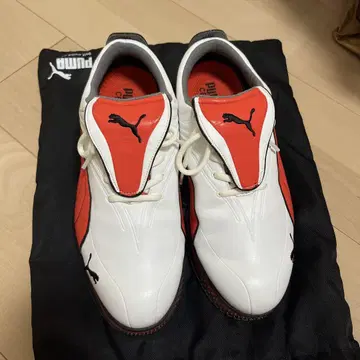 Puma 골프화 화이트/레드 25.5cm