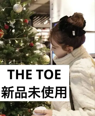 THE TOE 벨로아 스크런치 velours scrunchie