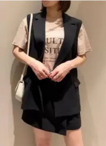 스나이델 SNIDEL 베스트 셋업 치마바지 1/M 블랙