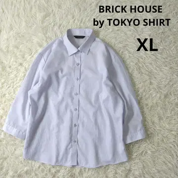 BRICK HOUSE 와이셔츠 스트라이프 비즈니스 빅 사이즈 XL